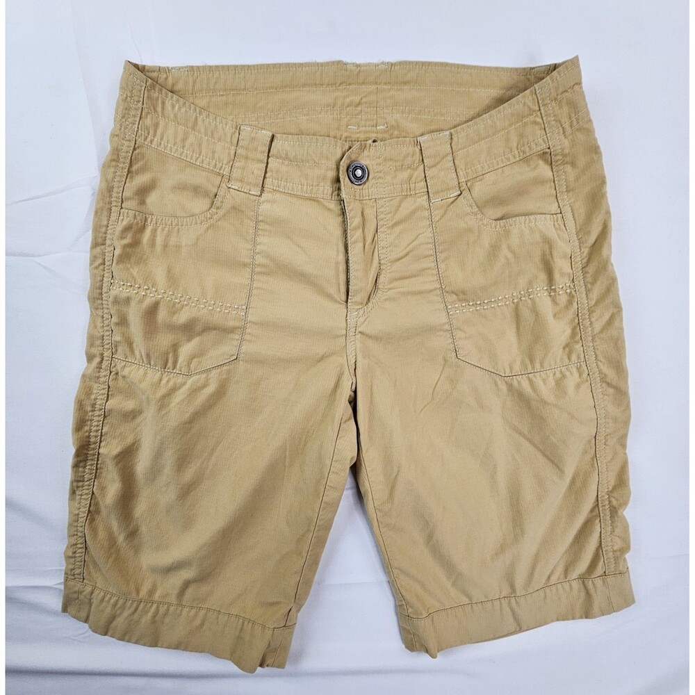 Kühl Women’s Size 8 Mustard Yellow Casual Outdoor Trail Hiking Shorts EUC